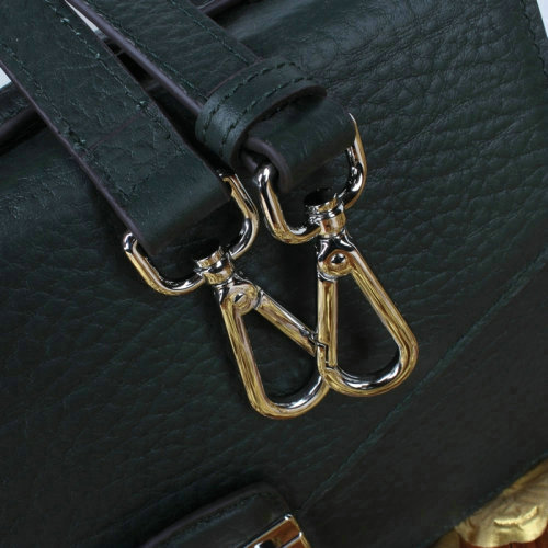2014 Prada grainy leather mini bag BT8092 green for sale